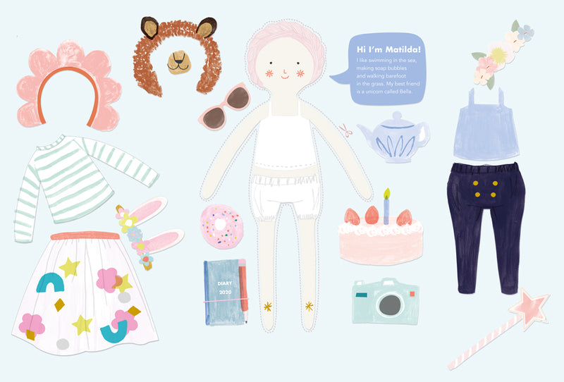 Paper dolls - Make Matilda