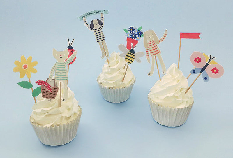 Free Craft Activity: Picnic Cake Toppers