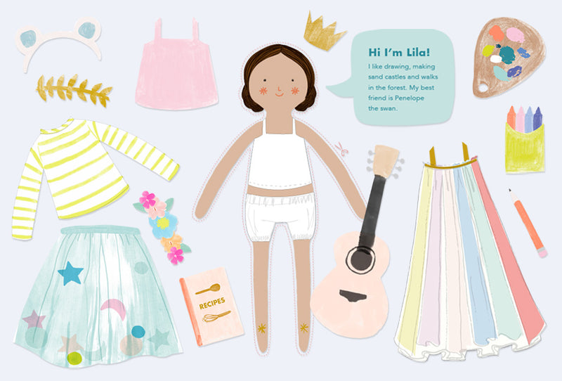 Paper dolls – Make Lila
