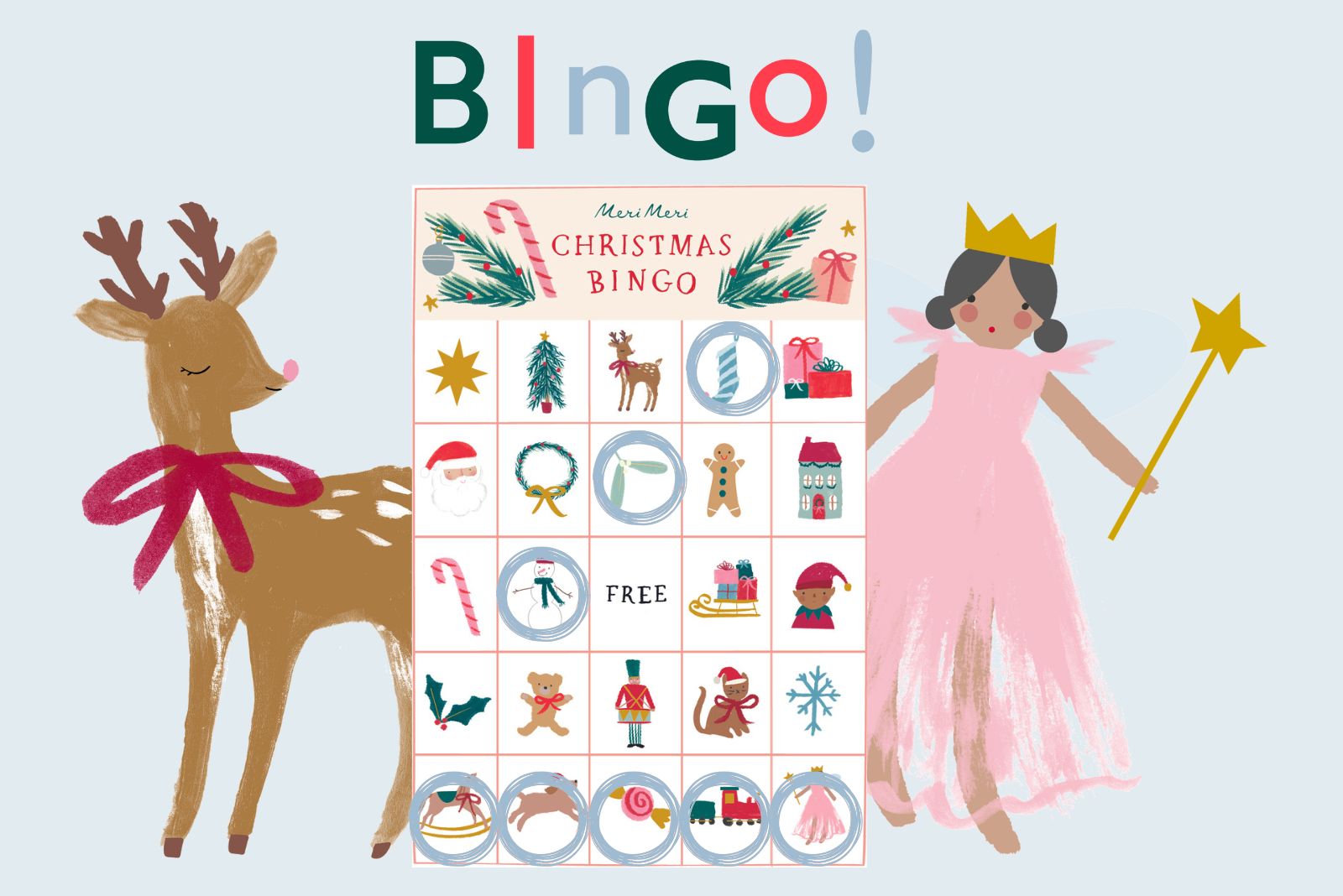 Let’s Play Festive Bingo: Free Printable Game | Meri Meri – Meri Meri UK