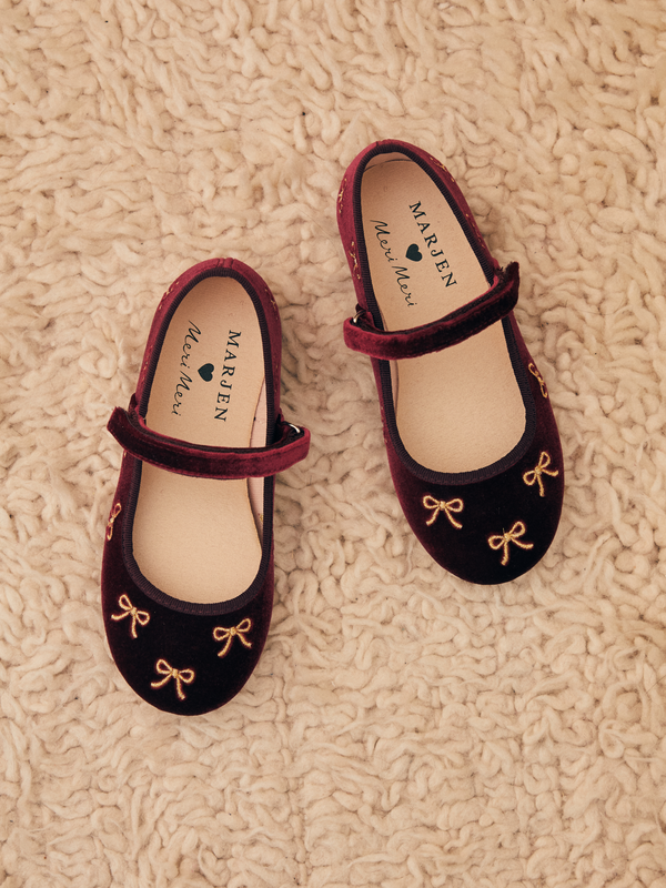 Bowie Mary Janes - Burgundy