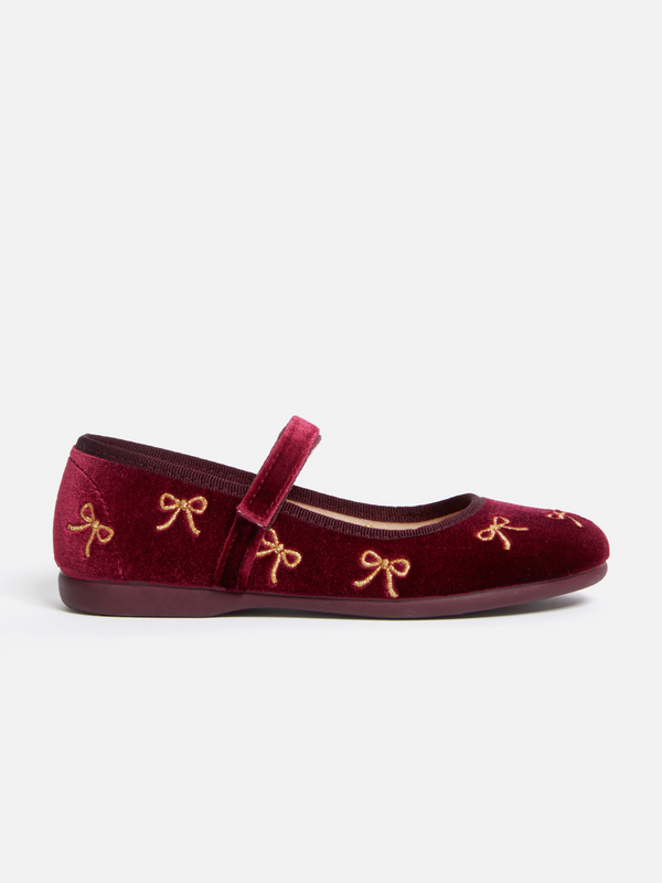 Bowie Mary Janes - Burgundy