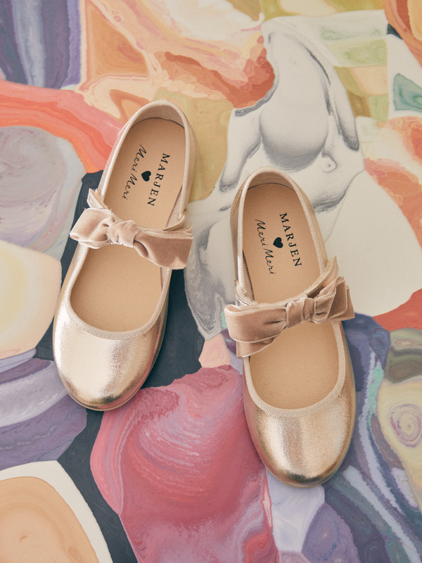 Missy Mary Janes - Gold