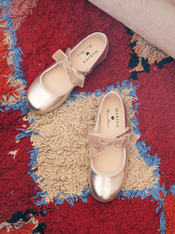 Missy Mary Janes - Gold