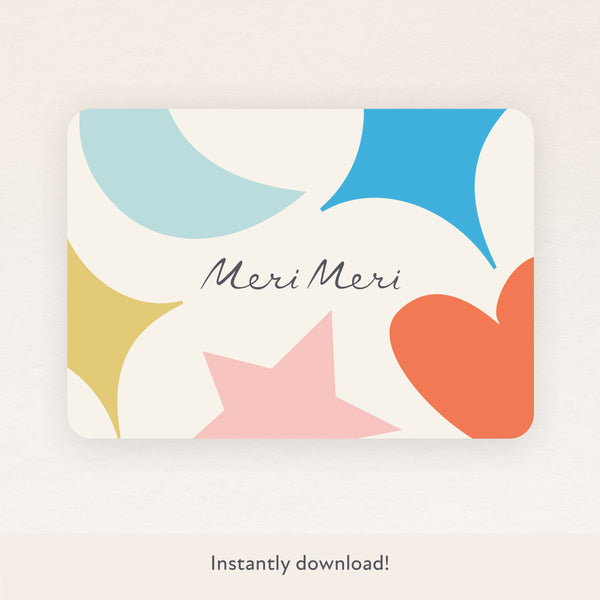 The Meri Meri Gift Card