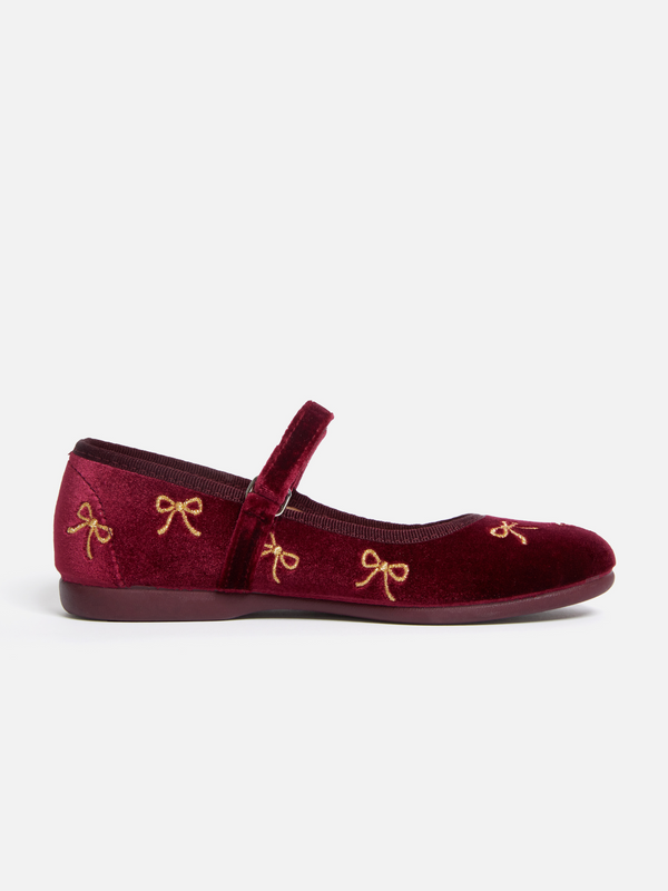 Bowie Mary Janes - Burgundy