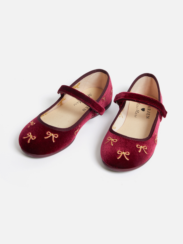 Bowie Mary Janes - Burgundy