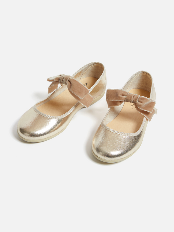 Missy Mary Janes - Gold