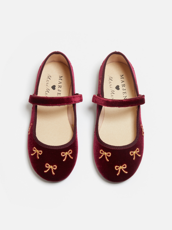 Bowie Mary Janes - Burgundy