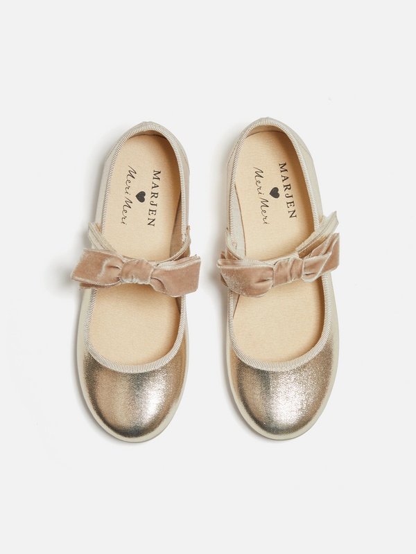 Missy Mary Janes - Gold