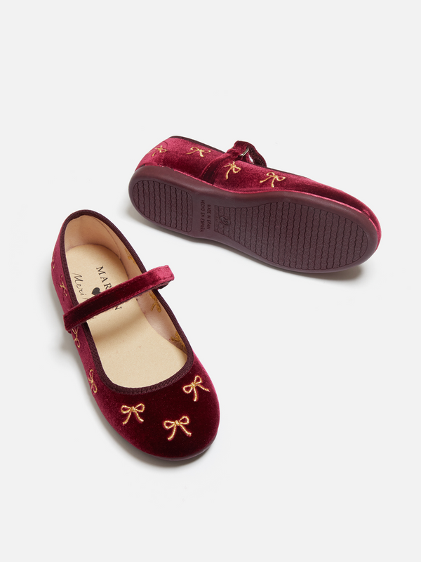 Bowie Mary Janes - Burgundy