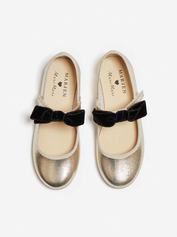 Missy Mary Janes - Gold