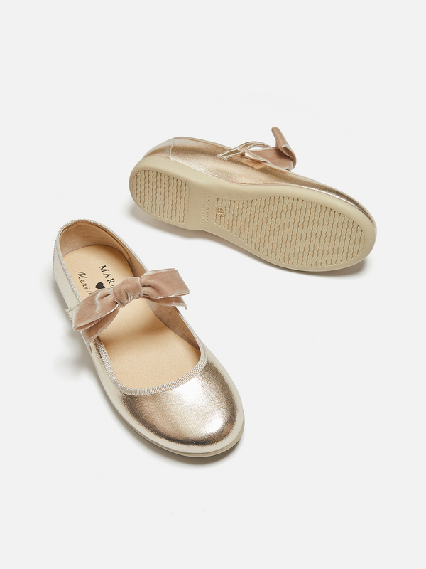 Missy Mary Janes - Gold