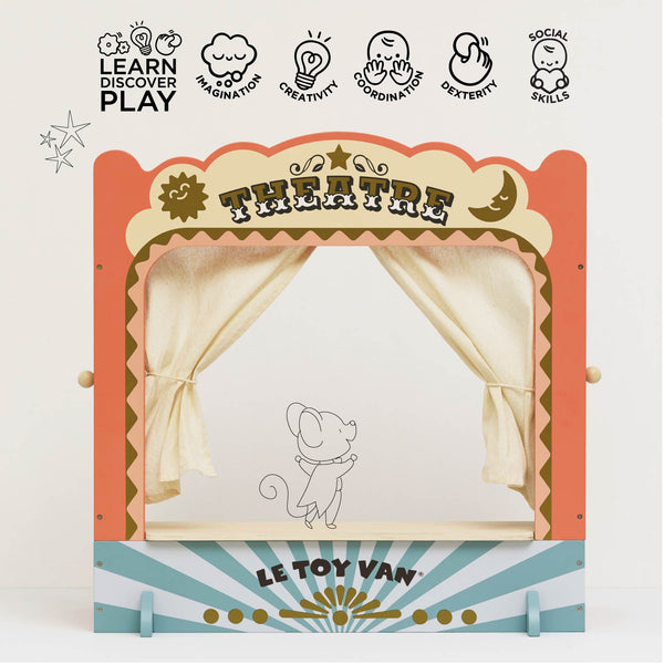 Tabletop Puppet Wooden Theatre