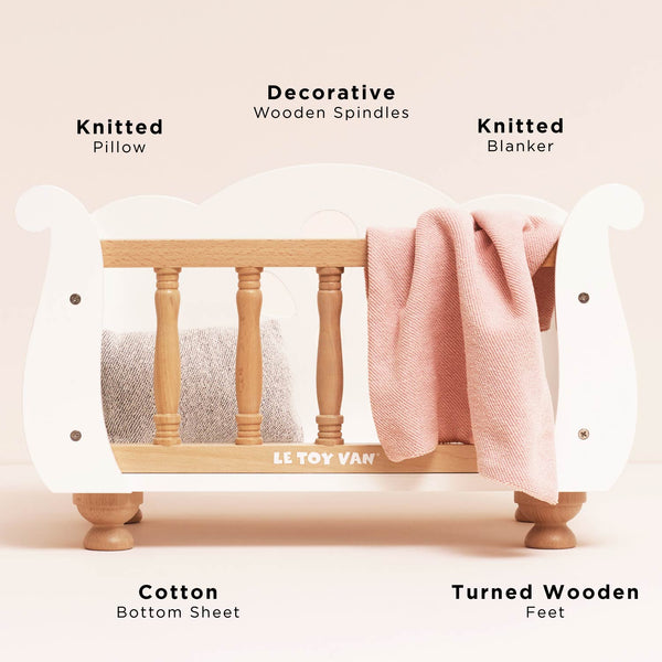 Dolls Wooden Cot