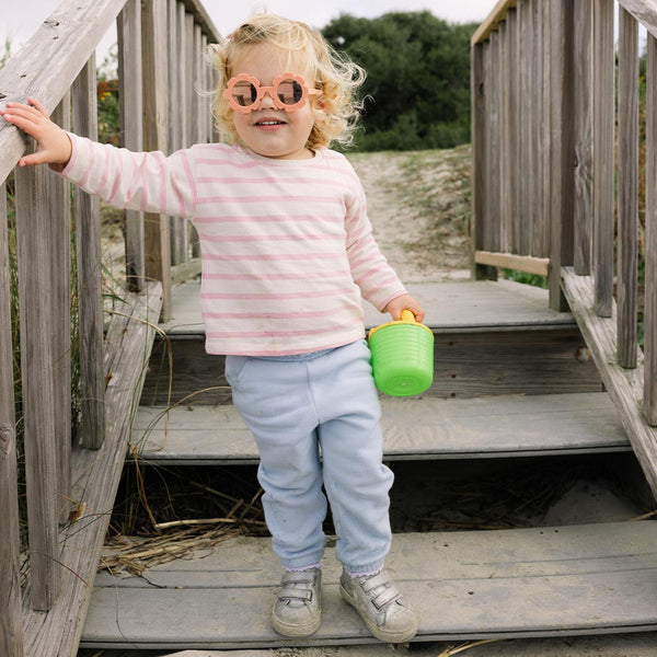 Polarised Flower Sunglasses - Peachy Keen