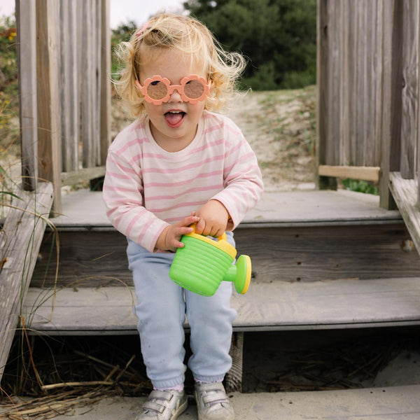 Polarised Flower Sunglasses - Peachy Keen