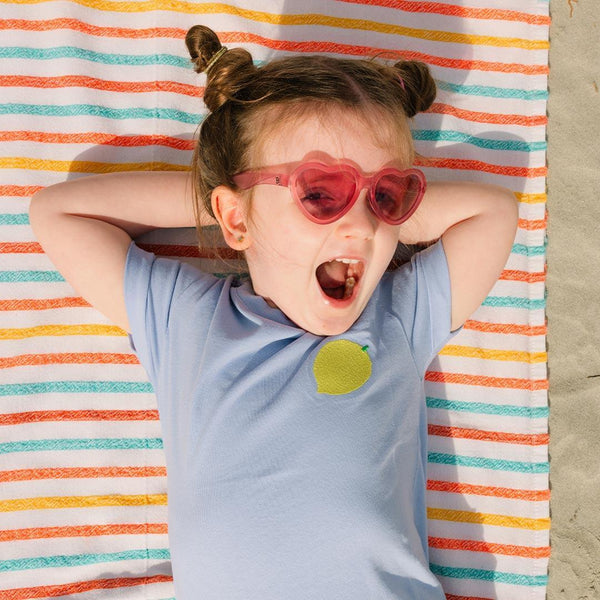 Original Mirrored Heart Sunglasses - Fuchsia Haze