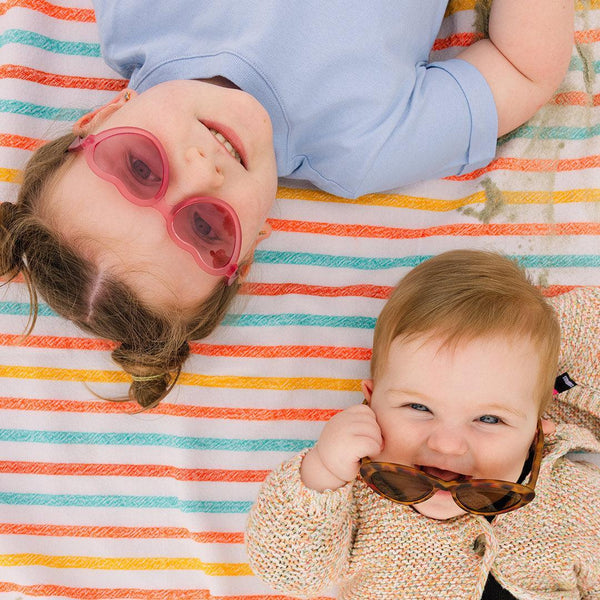 Original Mirrored Heart Sunglasses - Fuchsia Haze