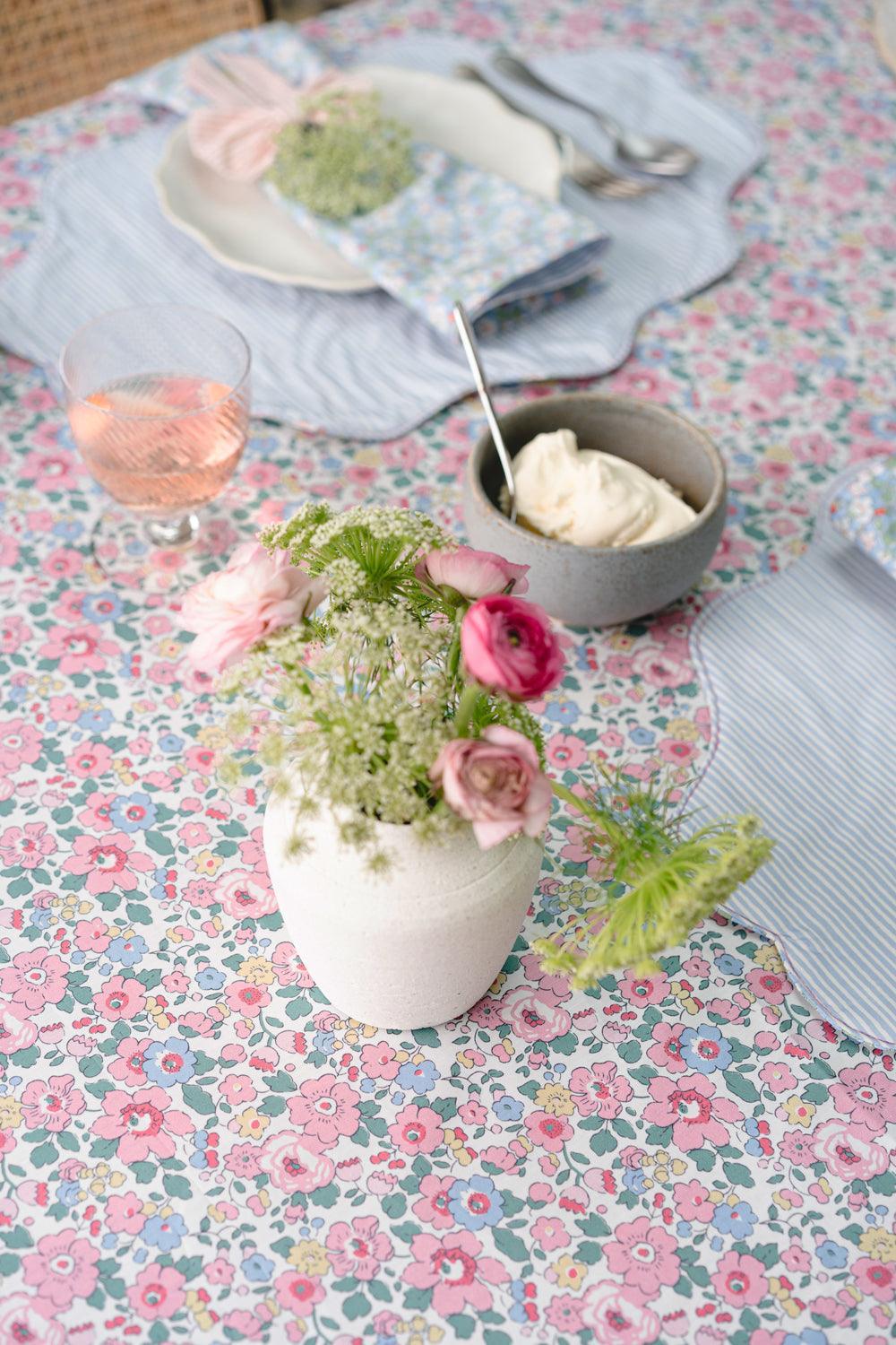 Betsy Candy Floss Tablecloth made with Liberty Fabric – Meri Meri UK