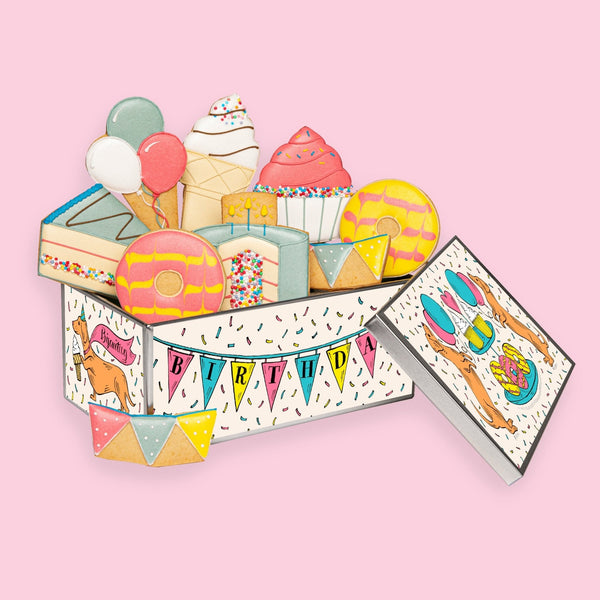 Birthday Treats Biscuit Tin