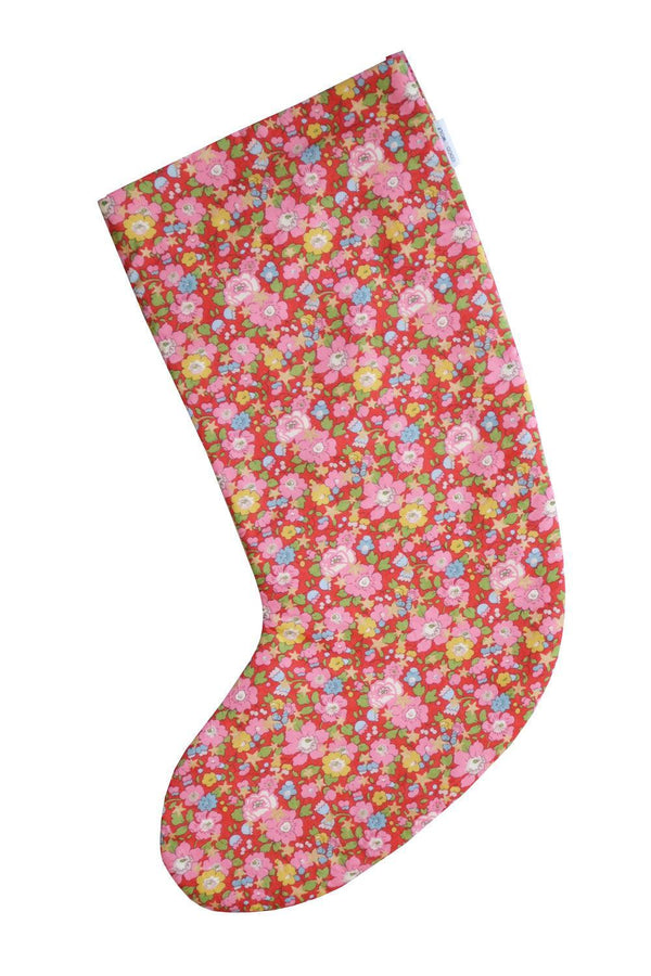 Betsy Star Christmas Stocking made with Liberty Fabric