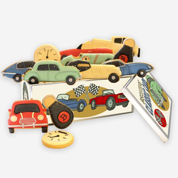 Classic Car Show Luxe Biscuit Tin