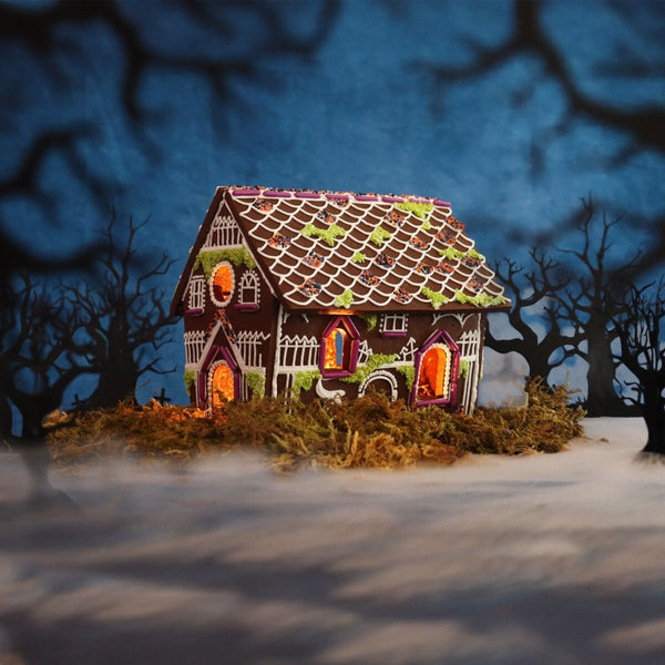 DIY Haunted House Biscuit Tin