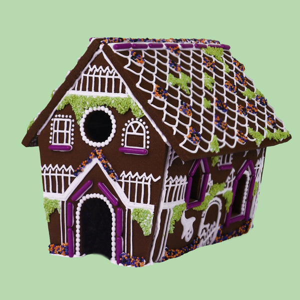 DIY Haunted House Biscuit Tin