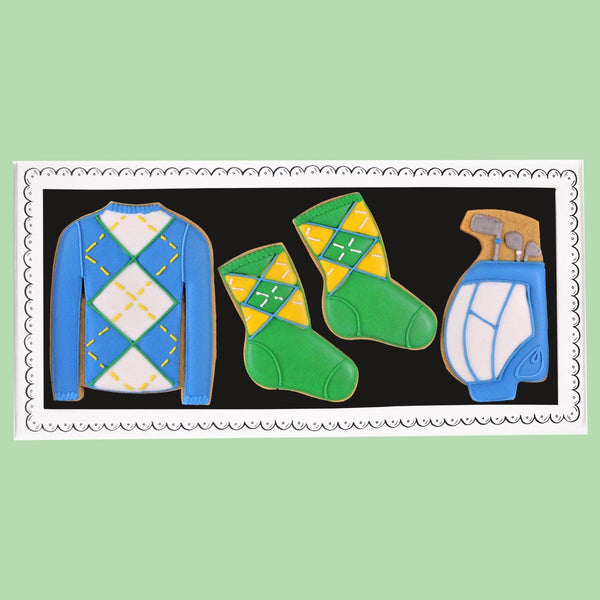 Golf Letterbox Biscuits
