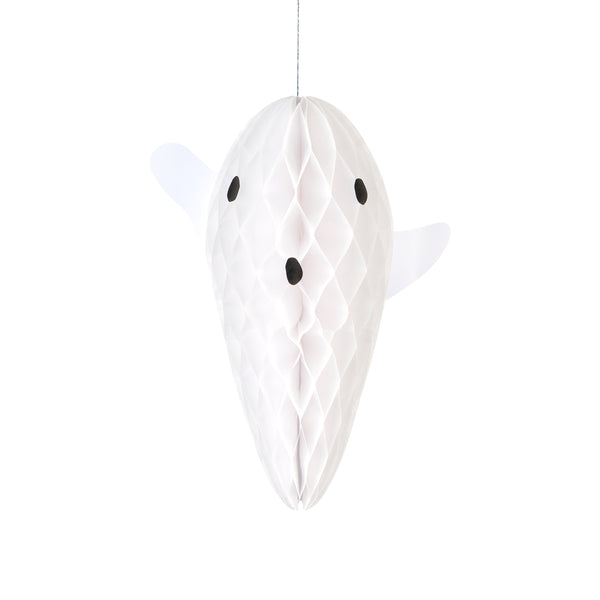 Add our honeycomb hanging ghost decorations to your Halloween party decor for a fabulous floaty 3D effect in the porch or windows. Image5