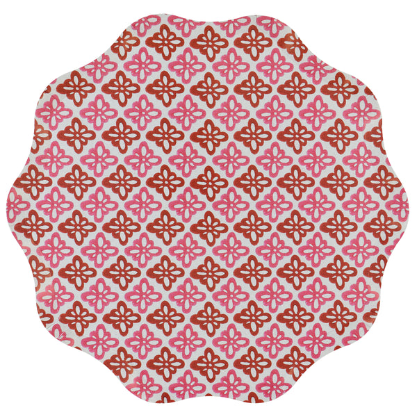Our Christmas dinner plates, made from heavyweight paper, feature Molly Mahon block print designs in seasonal colours for a stylish look. Image6