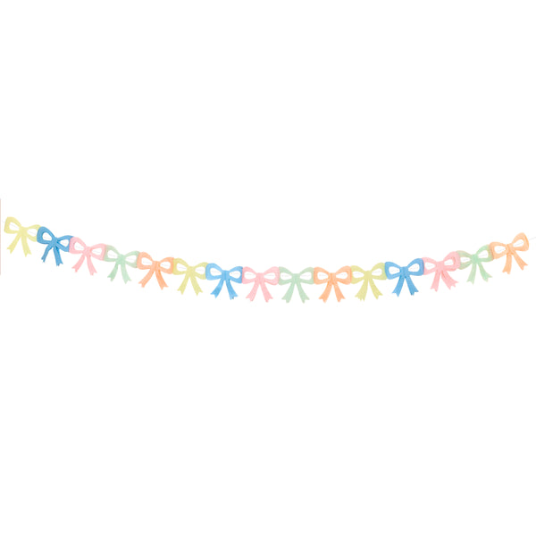 Our pack of 3 party garlands, with colourful bows, is ideal as Easter decorations. Image5