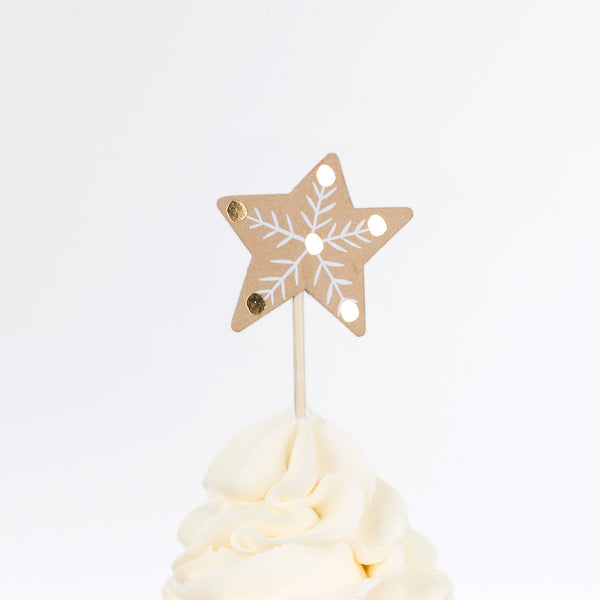 Gingerbread Cupcake Kit (x 24 toppers)