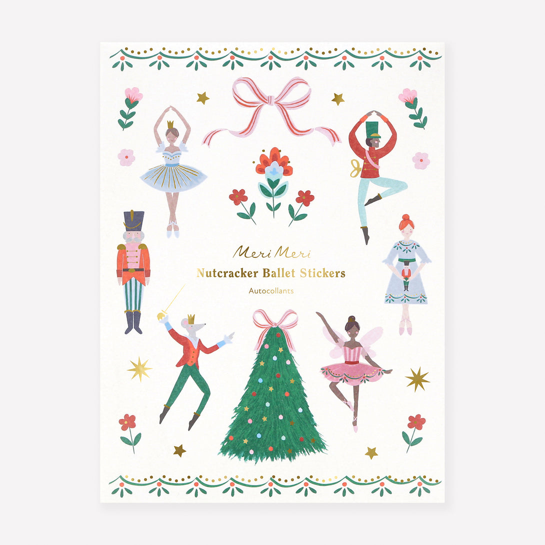 Use our Christmas stickers, with a Nutcracker ballet theme, to create wonderful effects to gift tags, cards and more. Image1