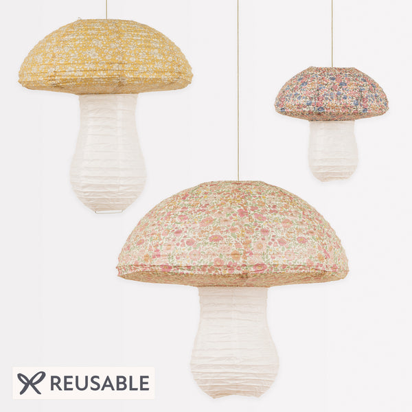 Meri Meri x Liberty Mushroom Lanterns Image1