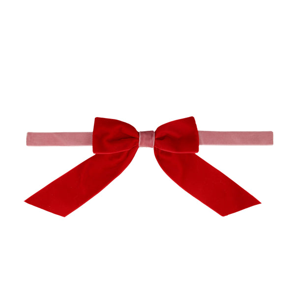 Our velvet bows make versatile Christmas gift box decoration ideas. Image6