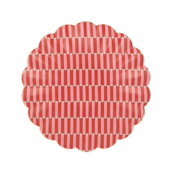 Our reusable side plates, made from RPET, feature Molly Mahon block print designs. Image5