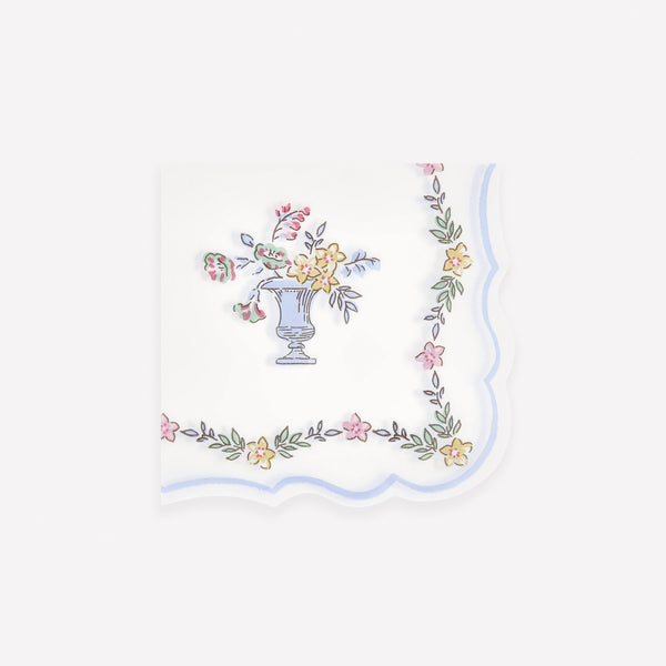 Our floral napkins feature a chintz-style design, ideal for any elegant occasion, made from 3-ply paper so are practical and decorative. Image1