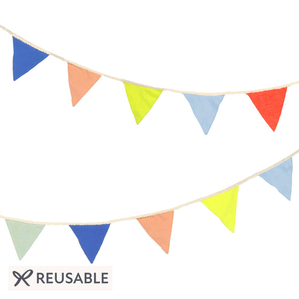 Multicolour Knitted Flag Garland Image1