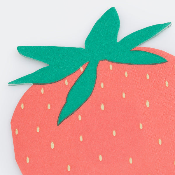 Our party napkins, designed to look like ripe strawberries, are ideal to make any party look summery. Image3