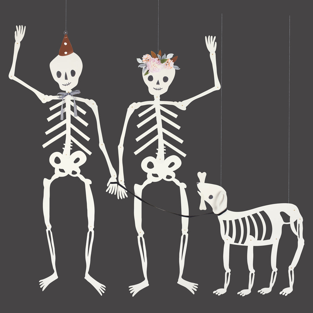 Our giant skeleton decorations are the perfect Halloween party decorations.