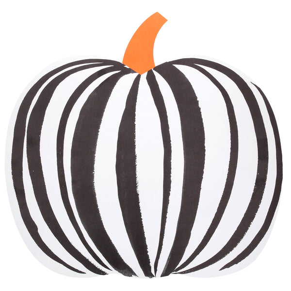 Make your Halloween party table look amazing with our paper placemats in the shape of pumpkins with a fun striped design. Image4