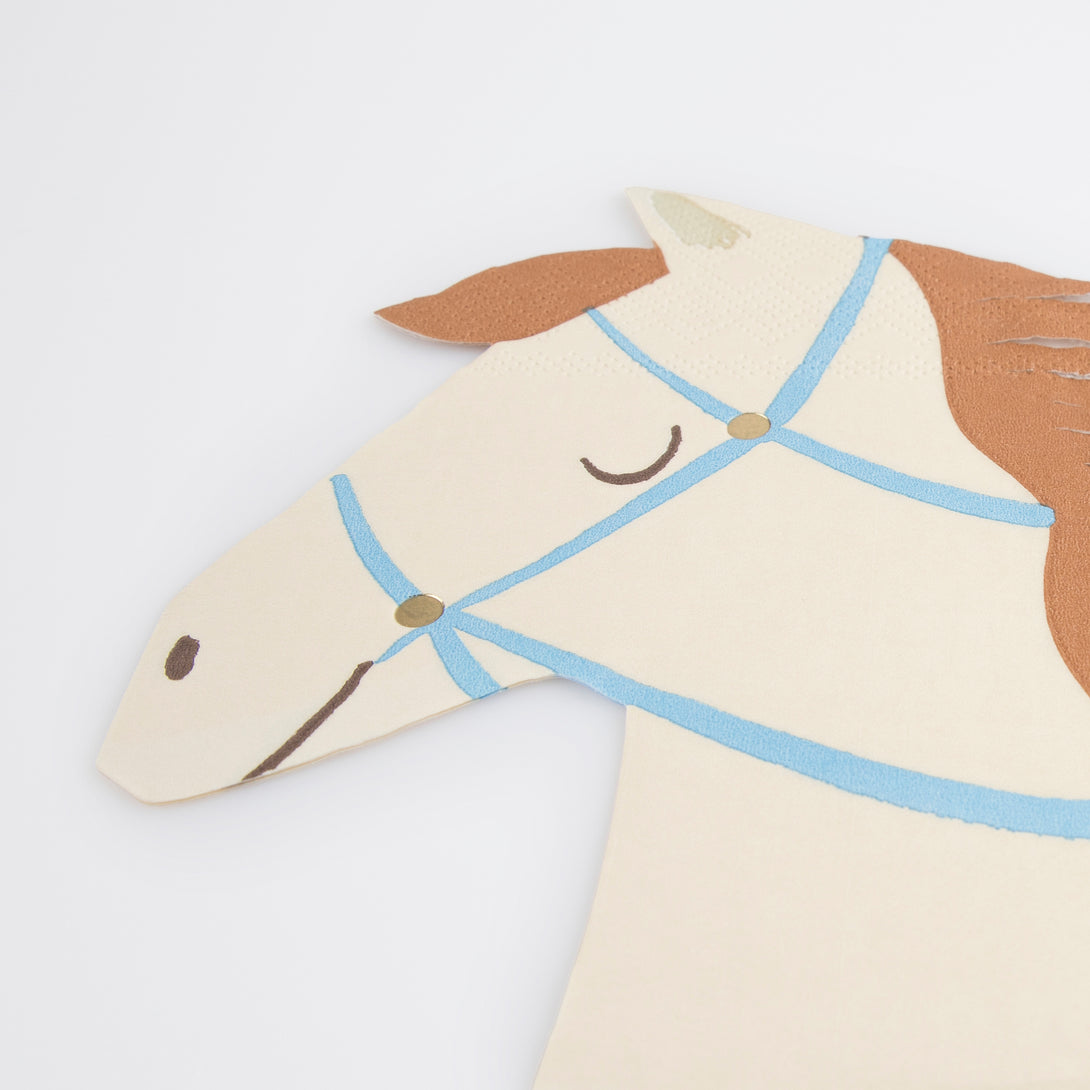 Make your horse party look amazing with out horse napkins.