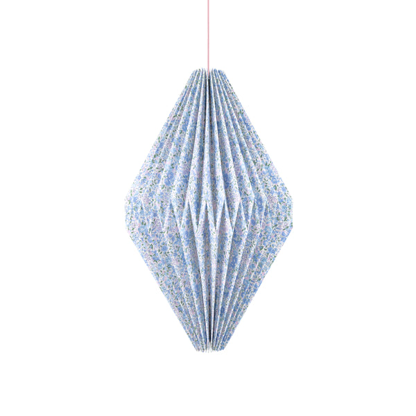 Our Liberty lantern decorations come in three shapes and sizes, each with a Liberty floral print design in blue, pink or green. Image5