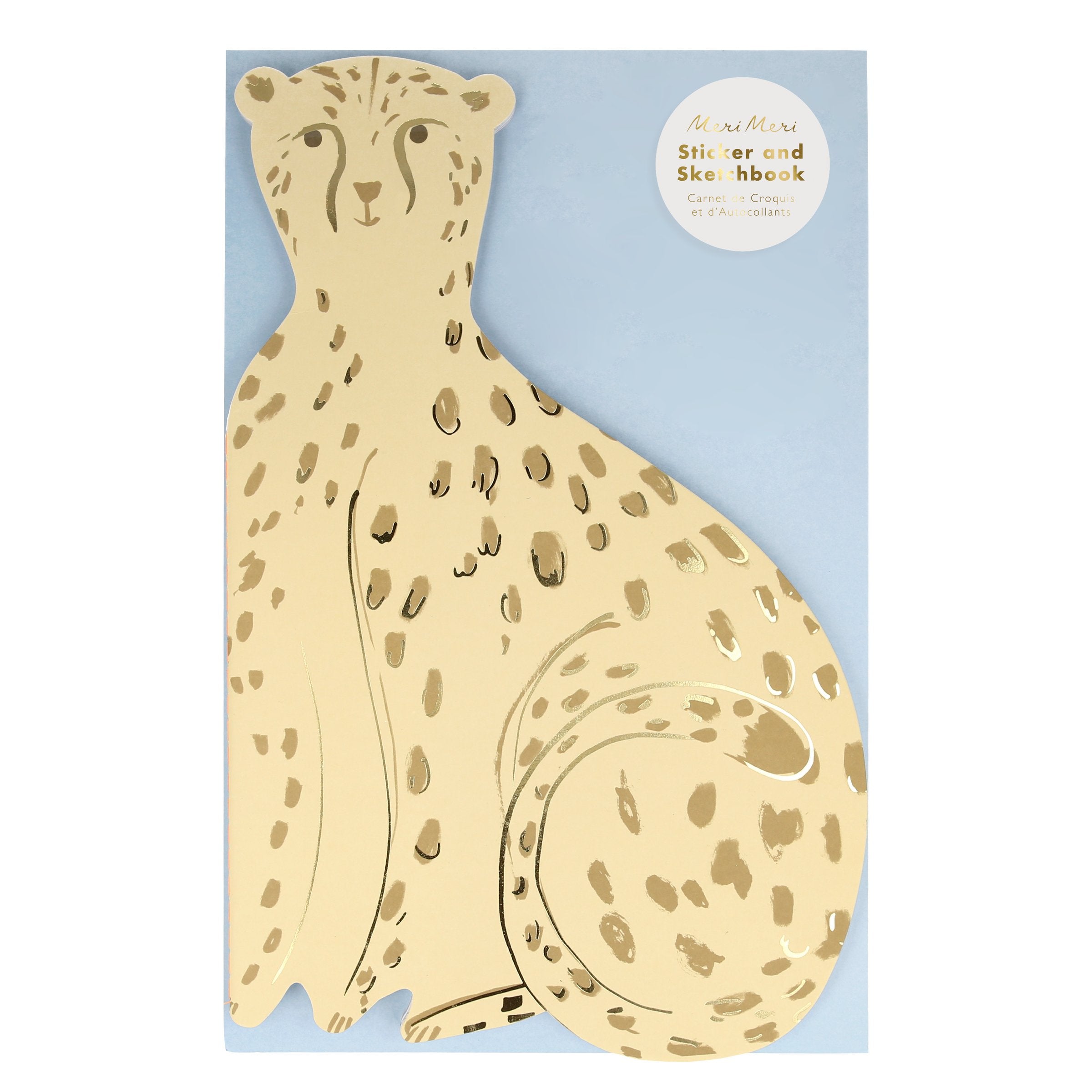 Our cheetah art book contains stickers and sketch pages, ideal to pop into safari party bags.