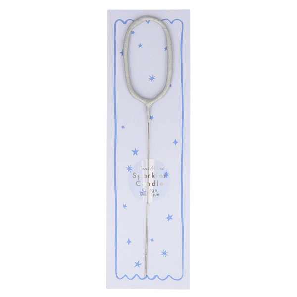 Silver Sparkler Numbers 0 To 9 Candles (Parent),Silver Sparkler Numbers 0 To 9 Candles (Parent) Image1