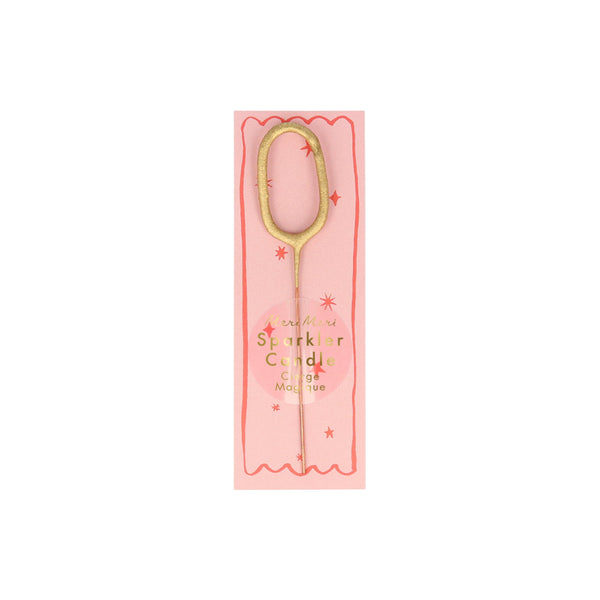 Gold Sparkler Numbers 0 To 9 Mini Candles (Parent),Gold Sparkler Numbers 0 To 9 Mini Candles (Parent) Image1