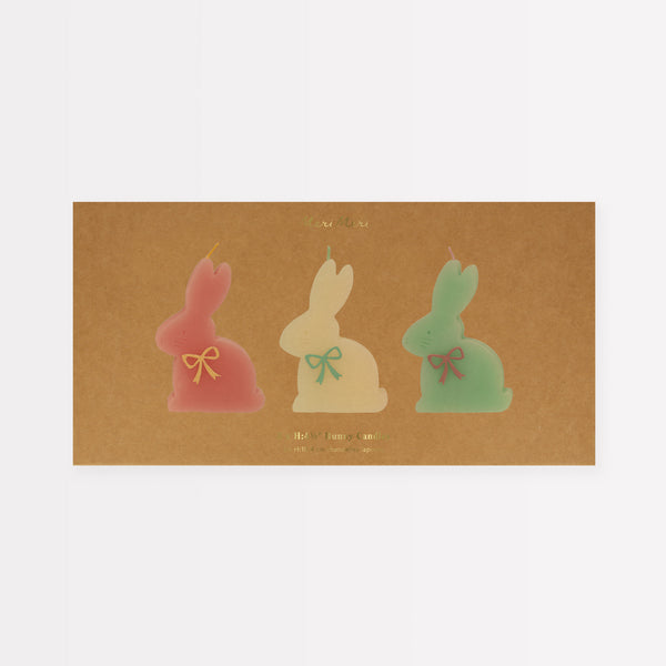 Our Easter candles, in the shape of bunnies with coloured bows and wicks, are perfect for Easter cakes or as Easter decorations. Image4