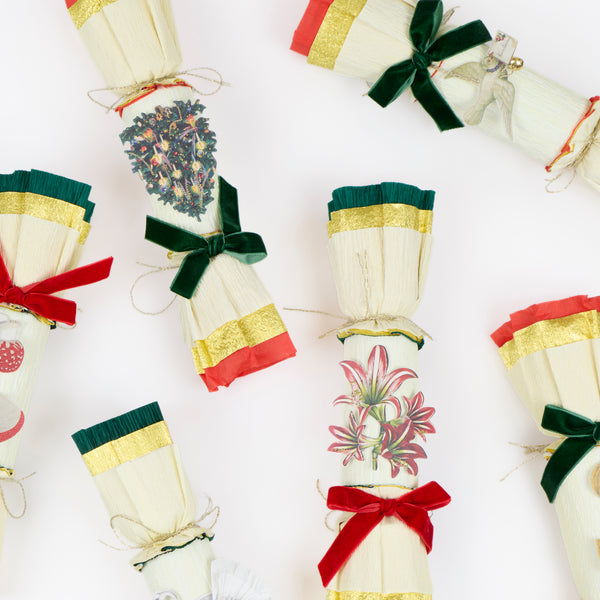 Our Christmas crackers feature festive colours, keyring gifts and chic John Derian inspired embellishments for a fairytale feel. Image4